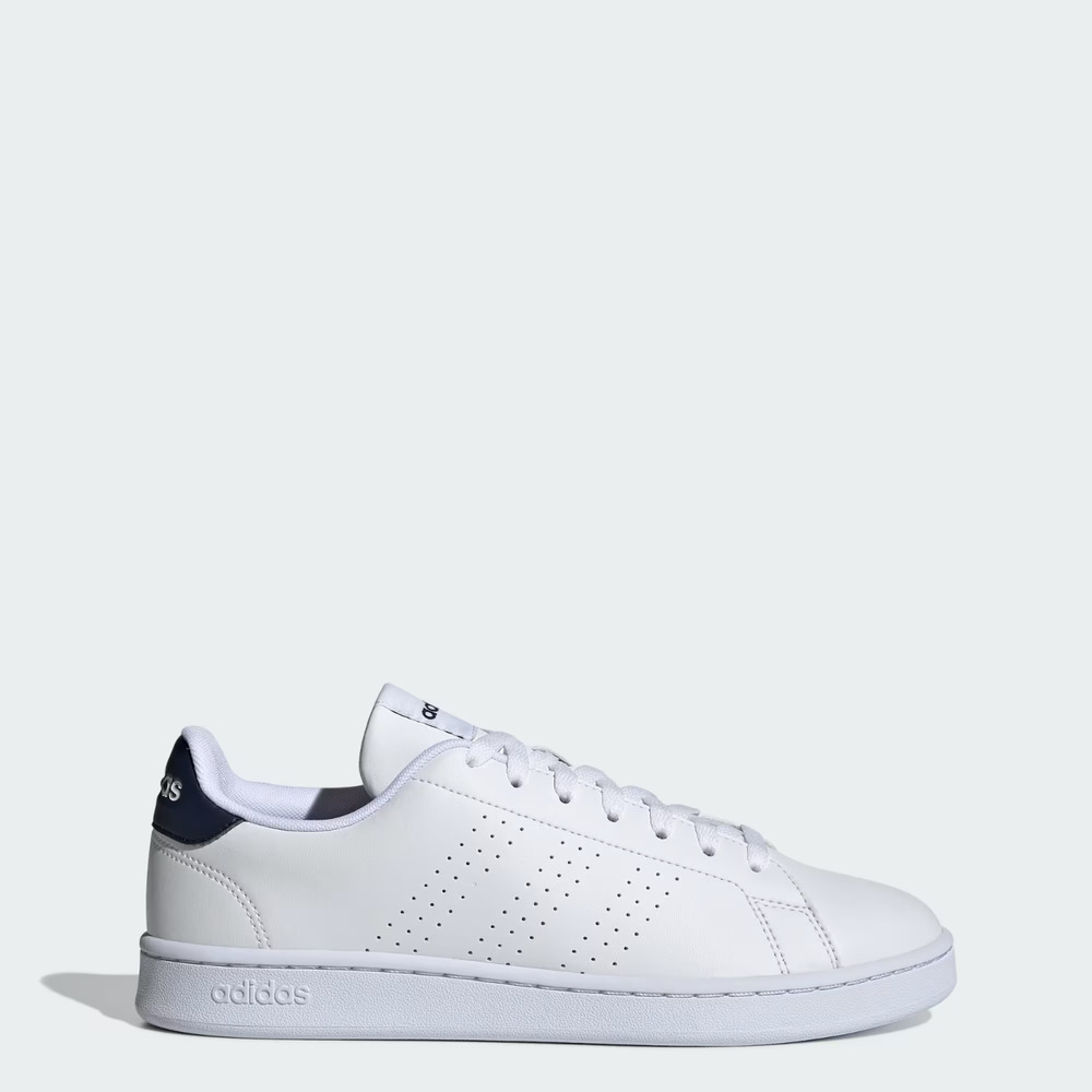 Adidas Mens Size 11.5 Advantage 2.0 Tennis Shoes - White/Ink NEW Sneakers Navy